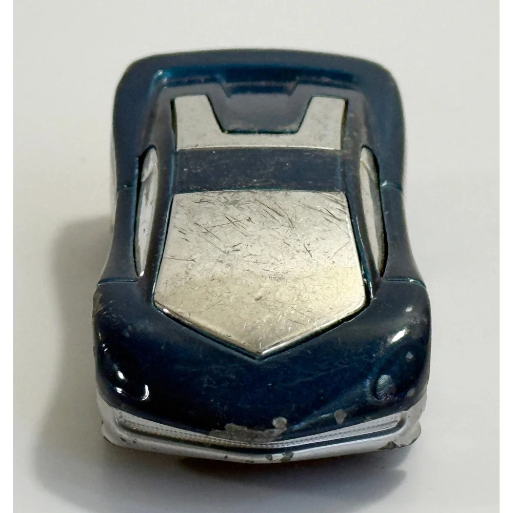 Matchbox Stress Streamer Toy Car Kids‎ 1:64 Blue Silver Vintage 1995 Diecast